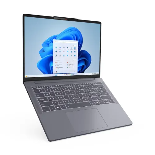LENOVO ideapad SLIM 3 14ARP10, AMD RYZEN 5 7535HS, 8GB DDR5 4800MHz, 512GB SSD, 14 INCH FHD+WUXGA IPS, FREE DOS, LUNA GREY LAPTOP
