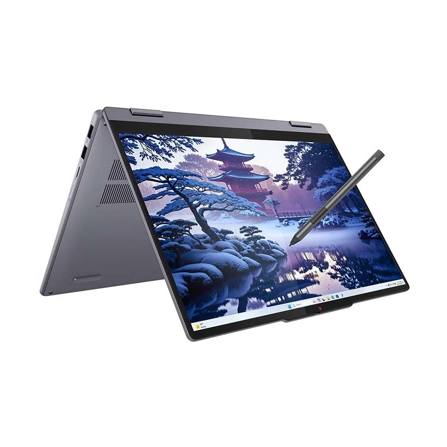 LENOVO Ideapad 5 2 in 1 14IAL10 Series 2, Intel Core Ultra 7 255H, 16GB LPDDR5X, 1TB SSD, 14 INCH FHD + WUXGA, TOUCH DISPLAY, DIGITAL PEN, BACKLIT KEY, AI OPTIMIZED, WIN11, LUNA GREY LAPTOP