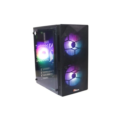 OVO PREMIUM M260B MESH BLACK M-ATX COMPUTER CASE WITH POWER SUPPLY