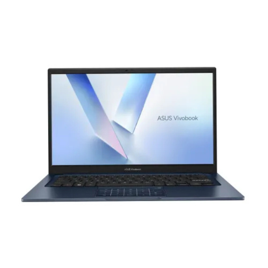 ASUS VIVOBOOK 14 A1404VA-EB144W, INTEL CORE 5 120U, 16GB DDR5 (8+8) RAM, 512GB G4 SSD, 14 INCH FHD, FINGERPRINT, MILITARY GRADE, WIFI6, WIN11, QUIET BLUE LAPTOP