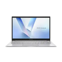 ASUS VIVOBOOK 14 A1404VA-EB147W, INTEL CORE 5 120U, 16GB DDR5 RAM (8x2), 512GB G4 SSD, 14 INCH FHD, FINGERPRINT, MIL GRADE, WIFI6, WIN 11, COOL SILVER LAPTOP