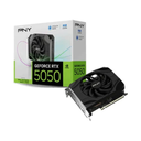 PNY (VCG50508SFXPB1) NVIDIA GeForce RTX 5050 Single Fan, Graphics Card (8GB GDDR6, 128 bit, SFF Ready, PCIe 5.0, HDMI/DP 2.1, 2 Slot, NVIDIA BLACKWELL)